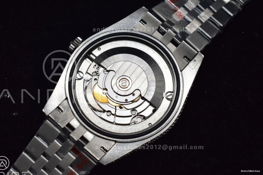 JDF 41mm Best Version White 906 Upgraded Stick Diamond Markers DateJust 0828